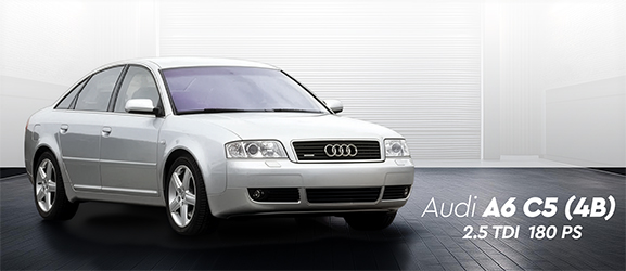 GS2 Chip Box in Audi A6 C5 (4B) 2.5 TDI 180 HP – a professional solution improving flexibility and driving dynamics